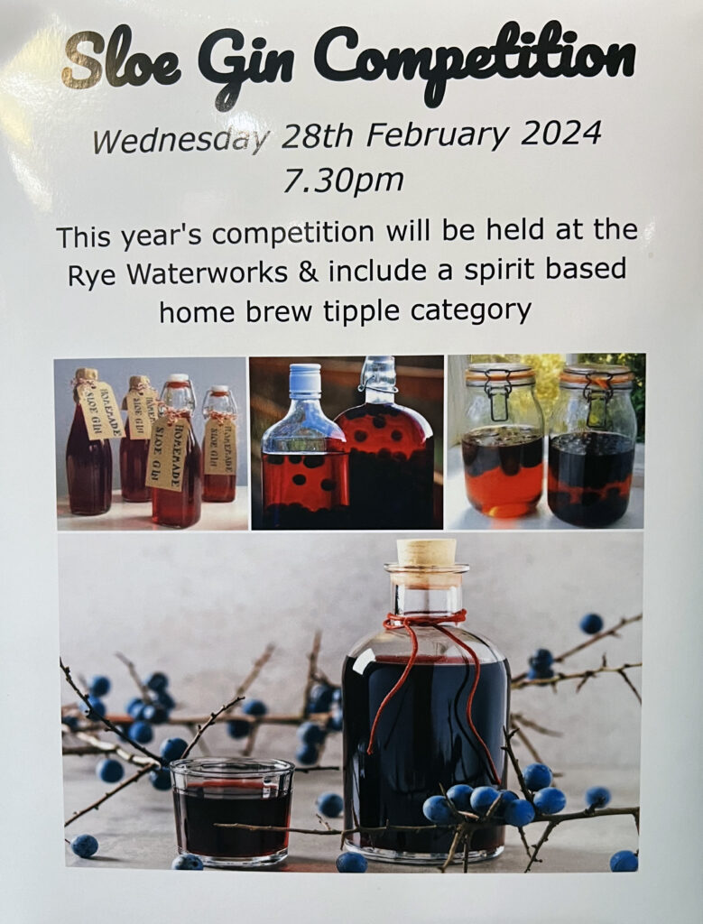 Sloe Gin Competition