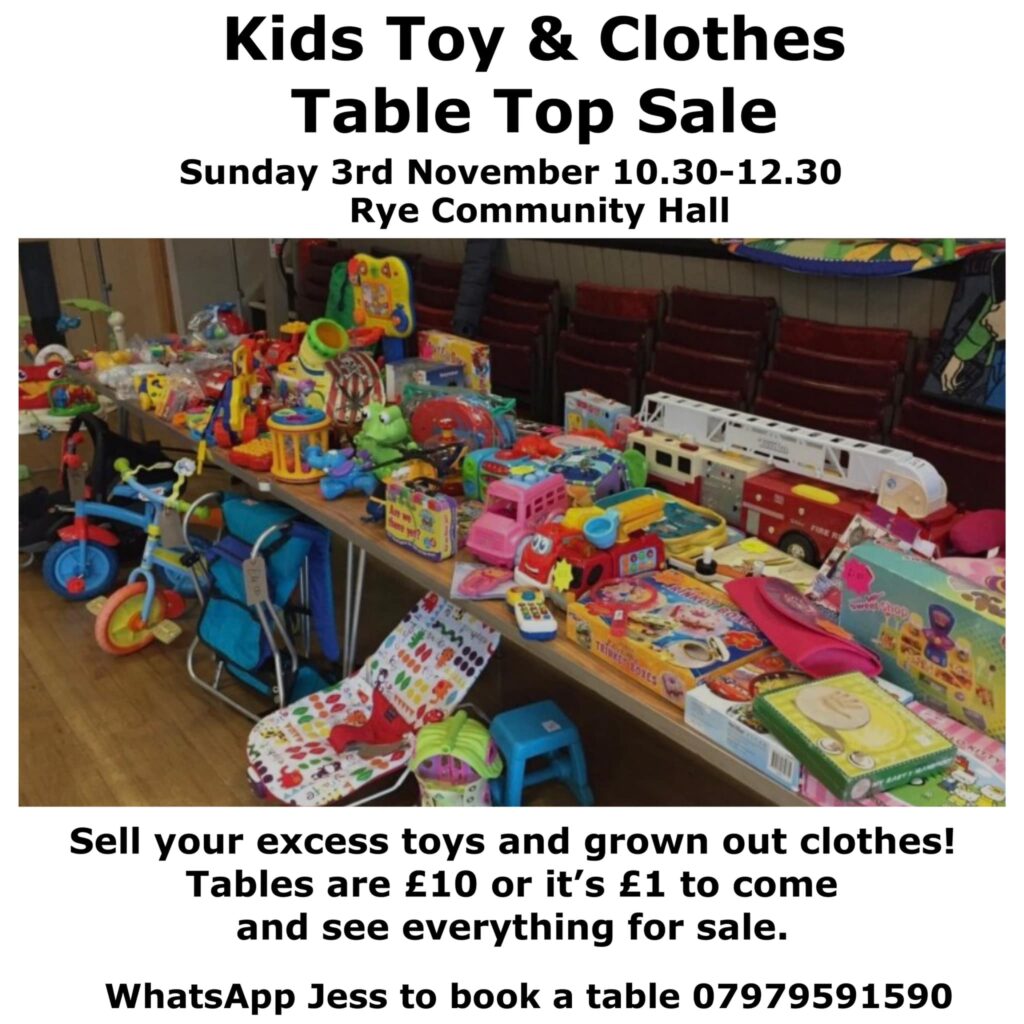 Kids Toy & Clothes Table Top Sale