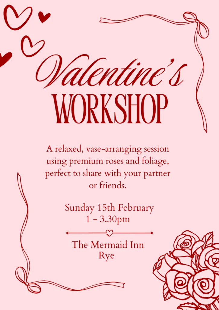Valentine’s Workshop: Vase Arranging