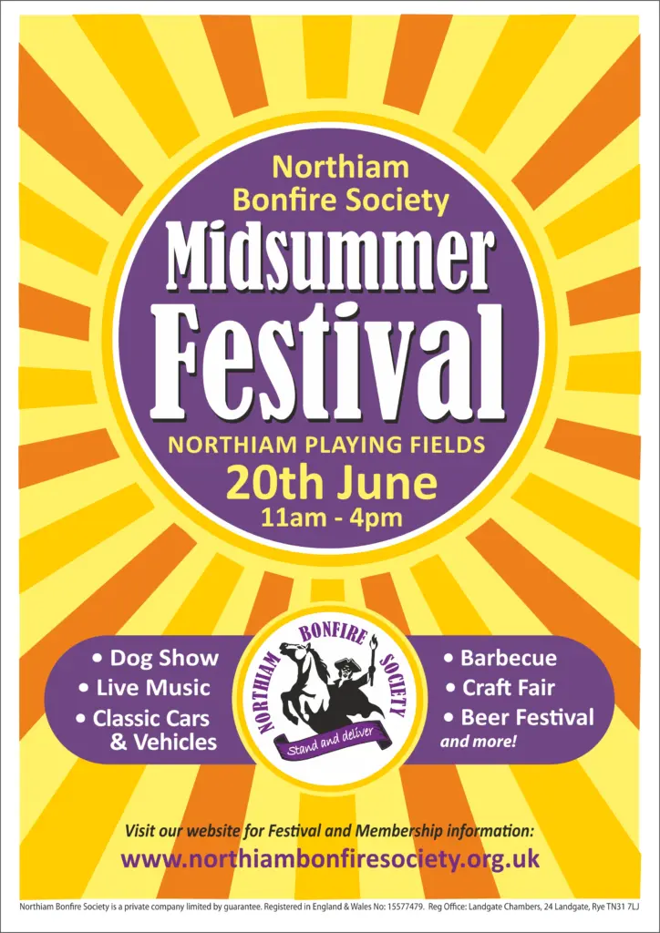 Northiam Bonfire Society’s Midsummer Festival