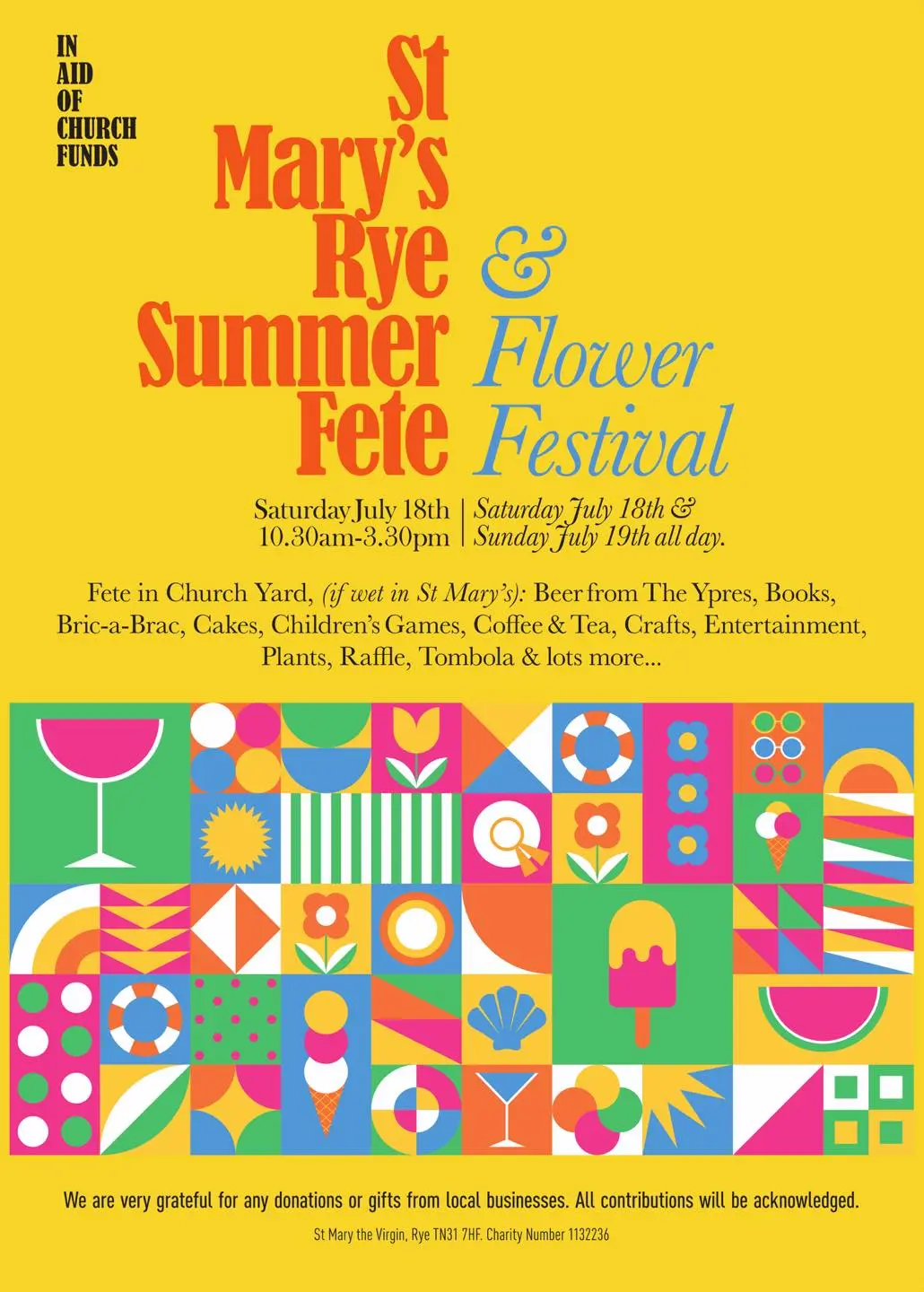 St Mary's Rye Summer Fete & Flower Festival