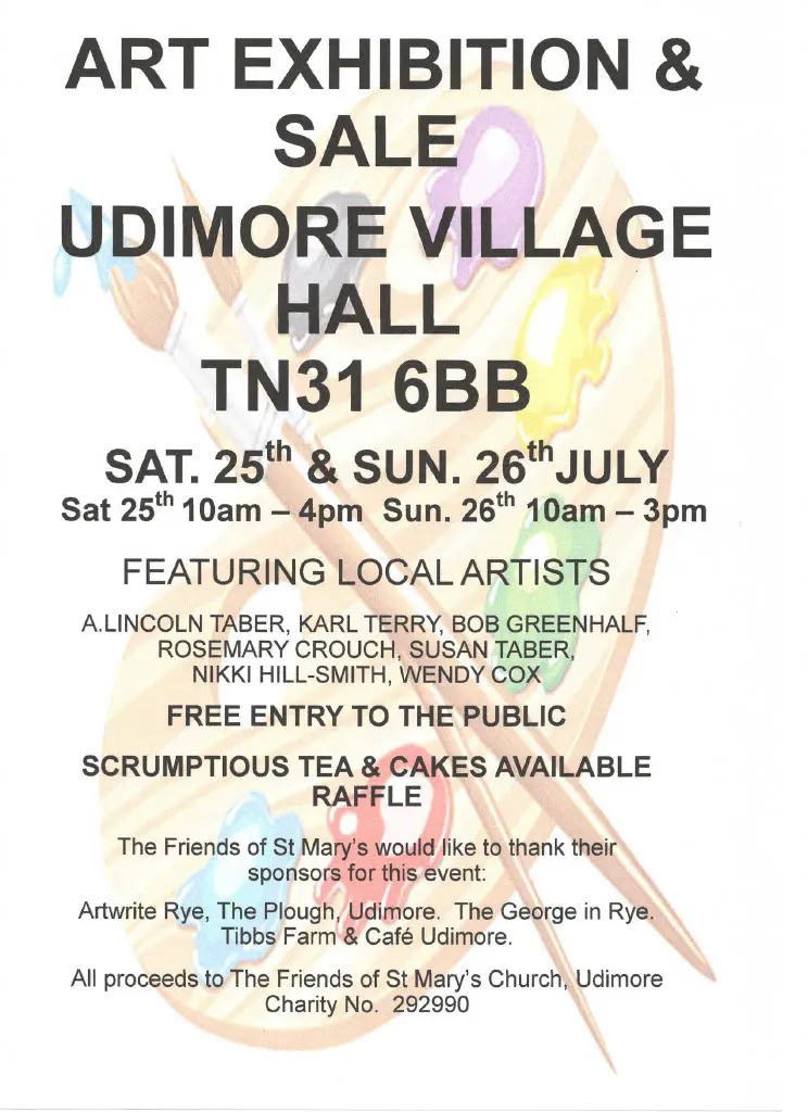Udimore Art Exhibition & Sale
