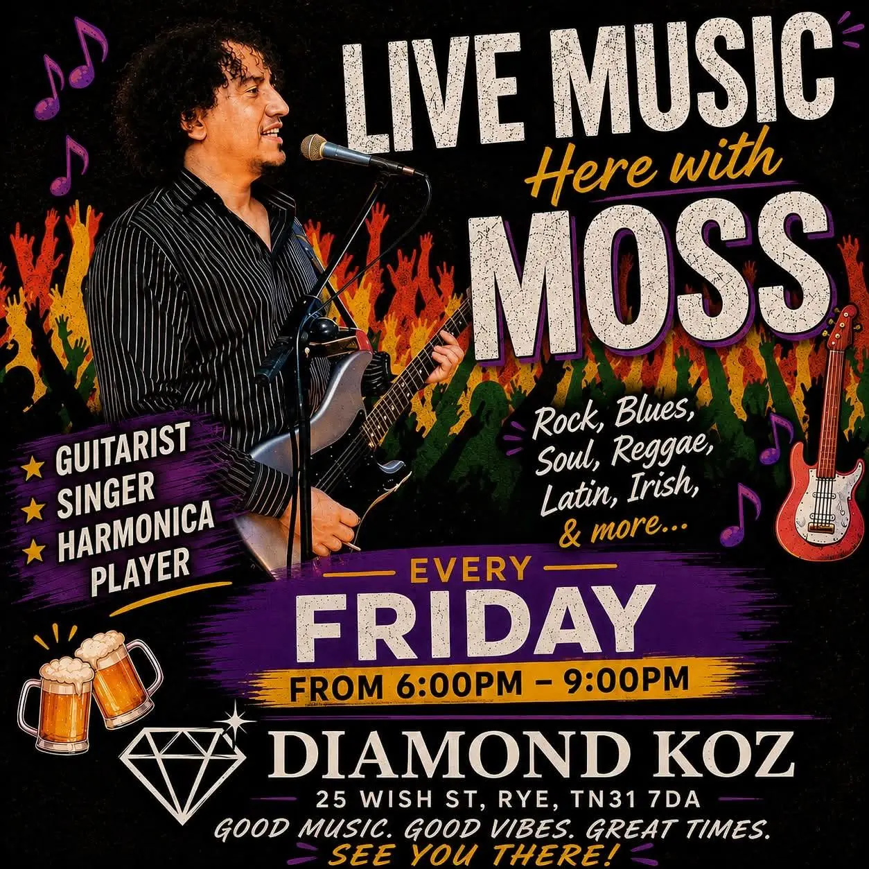 Live Music with Moss Casa Live Music with Moss Casa